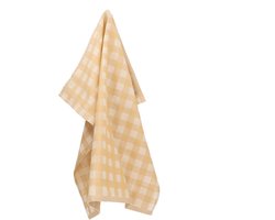 Bunzlau Castle | Theedoek Ruit Geel| 65.00 x 65.00 cm