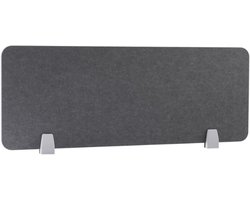 Bureau Afscheiding - Privacy Scherm - Geluidsisolatie Werkplek - Zonder Boren Te Monteren - 60x30 cm - Blauw