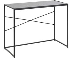 Bureau Bronx MDF Zwart 100cm - Giga Living
