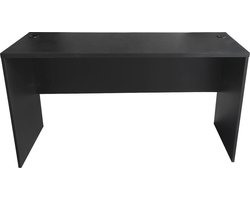 Bureau - computer meubel - 140 cm breed en 50 cm diep - zwart