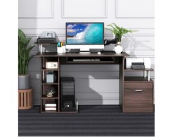 Bureau - - Computerbureau - Kantoor - Bruin