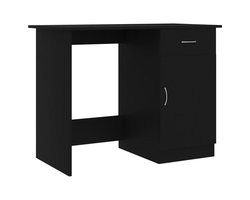 Bureau | Computerbureau | Tafel 100x50x76 cm bewerkt hout zwart