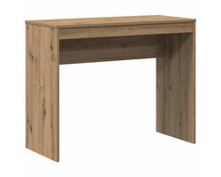 Bureau | Computerbureau | Tafel 90x40x72 cm bewerkt hout artisanaal eikenkleur