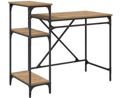 Bureau | Computerbureau | Tafel Artisan Eiken 105 x 50 x 90 cm Bewerkt hout