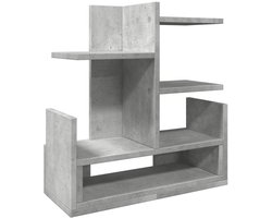 Bureau | Computerbureau | Tafel organiser 49x20x52,5 cm bewerkt hout betongrijs