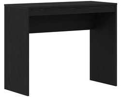 Bureau | Computerbureau | Tafel Zwart Eiken 90x40x72 cm Bewerkt Hout