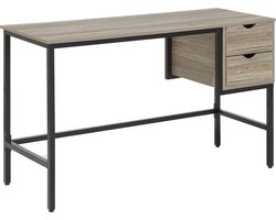 Bureau GRANT Lichtbruin 120 cm 48 cm met opbergruimte