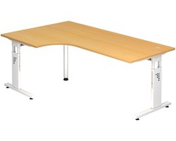 Bureau - In Hoogte Verstelbaar - Beuken - Mega 82 W