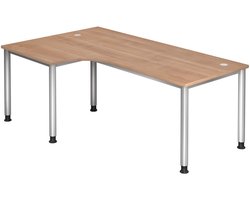 Bureau - In Hoogte Verstelbaar - Walnoot - Hilo 82 S