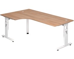 Bureau - In Hoogte Verstelbaar - Walnoot - Mega 82 W