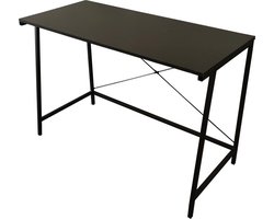 Bureau - laptoptafel - computertafel - industrieel - zwart