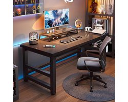 Bureau met 2 Laden 100 x 50 cm – Compacte Computerbureau voor Thuiswerkplek, Home Office Bureau, Werktafel, Houten Schrijftafel met Opbergruimte, Eikenlook, Modern Design voor Slaapkamer, Kantoor en Studie – Mobili Bella