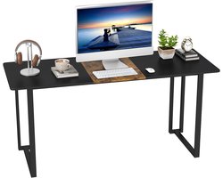 Bureau met Bureau - Werktafel Bureau - Thuiswerken Studeren - Industriële Stijl - 160x60cm - Zwart Bruin