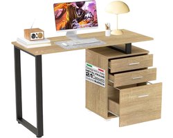 Bureau met Ladekast - Werkplek Thuis of Kantoor - 120 cm Breed