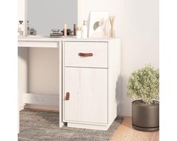 Bureau Met Laden - Computerbureau Werktafel - Thuiswerken Organiseren - Massief Houten Constructie - 40 x 50 x 75 cm