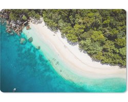 Bureau onderlegger 60x40 cm - Muismat Strand - Stenen - Australië - Bureaulegger xl - Desk mat beschermer - Computer muismatten