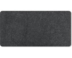 Bureau onderlegger - Zwart - Graniet - Design - Steen - Muismat - 60x30 cm