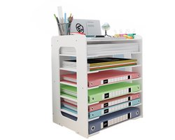 Bureau Organizer - Desktop Documenthouder Voor Briefen En A4 Papier - Voor Thuis, Kantoor En School