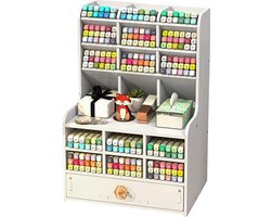 Bureau-organizer met lade DIY pennenhouder Kantoorbenodigdheden School Home Office Art Supplies