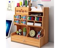 Bureau Organizer - Opbergdoos Bureau, Opbergsysteem Bureau 24.5D x 15W x 25.4H centimetres