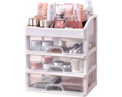 Bureau Organizer - Opberger Bureau - Kantoor Organiseren - Vaste Gesp - 27 cm Hoog - Transparant
