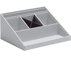 Bureau Organizer - Opbergsysteem Kantoor - Structuur Creëren - Ruimtebesparend Ontwerp - 25.6 x 11.6 x 20.6 cm - Steen