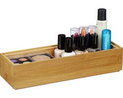 bureau organizer - stapelbaar - 5 x 23 x 7,5 cm - bamboe