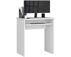 Bureau STAR / Computerbureau / Computer Tafel / Vrijstaand Bureautafel / Wit / 68 x 74 x 51 cm