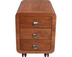 Bureau voetstuk Club walnoot Kare Design