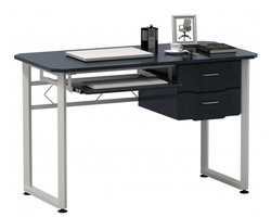 Bureau WORKFLOW grafiet / wit hjh OFFICE