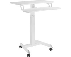 Bureau zit sta laptoptafel - verrijdbaar - hoogte verstelbaar