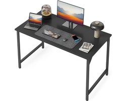 Bureau Zwart – Werkbureau – Computer Bureau – Bureautafel – IN.HOMEXL Monte – 100×50×75 cm – Modern & Stevig