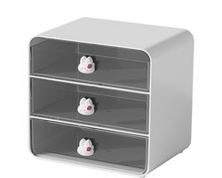Bureaublad opbergdoos - bureau organizer - Opbergdoos van zeer sterk kunststof - White Rabbit opbergdoos voor kantoorbenodigdheden - White Rabbit opbergdoos voor kaptafel - Opbergdoos met dienblad - Ruimtebesparend