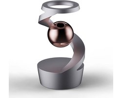 Bureaublad Speelgoed - Zwevende Gyroscoop Ornament - Anti-zwaartekracht Roerende Balans - Optische Illusie Bureau Speelgoed - Stress Verlichting - Kantoor Bureau Decoratie - Zilver - Perfect voor Feestdecoratie - Kerstcadeau - Kerstversiering