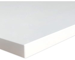Bureaublad/werkblad los 160 x 80 cm - wit - bureaublad los - houten bureaublad - wit bureaublad