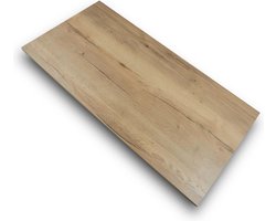 Bureaublad/werkblad los 180 x 80 cm - Natuur eiken - Halifax - moderne uitstraling - houtnerf