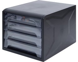 Bureauladekast - 4 lades - A4-formaat - kunststof ladekast - 2 jaar garantie