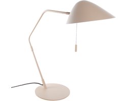Bureaulamp | 22 cm | lotte | E27 | beige/crème | metaal | moderne sfeerverlichting