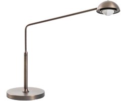 Bureaulamp | 27 cm | Amy | ingebouwd LED | brons | metaal | moderne verlichting