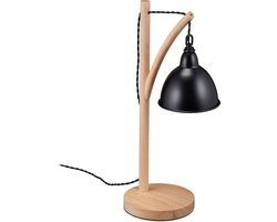 bureaulamp industrieel - E27-fitting - modern - woonkamer - slaapkamer - zwart
