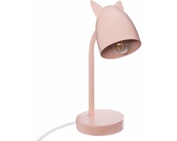 Bureaulamp met Oortjes - 18 x 12,5 x 31 cm - Roze