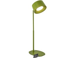 Bureaulamp Oplaadbaar - Draadloos met Accu - Draadloze Bureaulamp Dimbaar - Groen - 35 cm