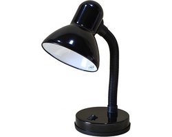 Bureaulamp zwart - buigbare poot - metaal - kinderkamer