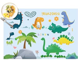 Bureauonderlegger voor kinderen - ontbijtonderlegger school - 60 x 40 cm - afwasbare placemats - zacht en gemakkelijk op te vouwen - licht en compact - eenvoudig te dragen