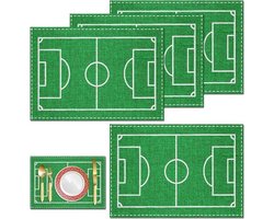 Bureauonderlegger voor kinderen - Voetbal thema - Ontbijtonderlegger - Afwasbaar - Tafelset voor school - Plaatsmat voor kinderen - Tafelkleed voor keuken - Tafeldecoratie