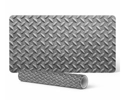 Bureauonderlegger voor toetsenbord en accessoires, metalen raster, 90x45 cm