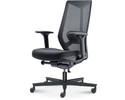 Bureaustoel Andreas XP - Zwart - Mesh Rugleuning - Synchroonmechanisme