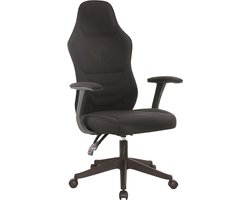 Bureaustoel Chloë - zwart - Al Kids - Bureaustoelen - Zwart - Multiplex; Schuim; Polyester; Metaal