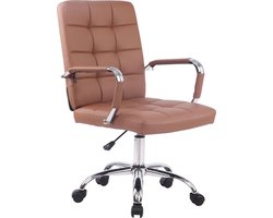Bureaustoel - Desk Chair - Kunstleer - Bruin