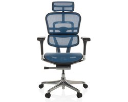 Bureaustoel / Directiestoel ERGOHUMAN GEN2 Netstof blauw hjh OFFICE
